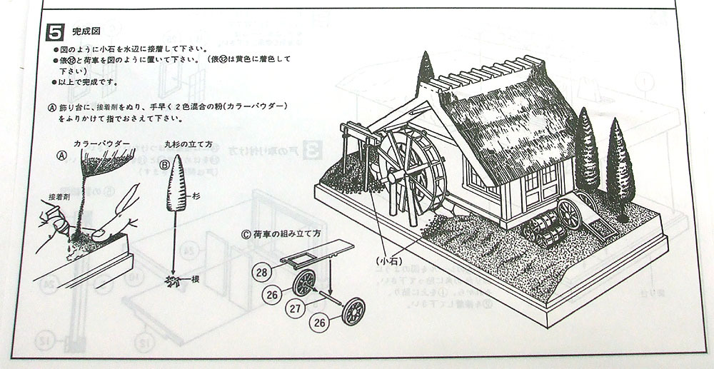 風物詩シリーズ・水車小屋 制作記 その零: ひろせ堂めいど商会